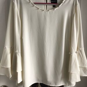 Coco Bianco pearl trimmed top